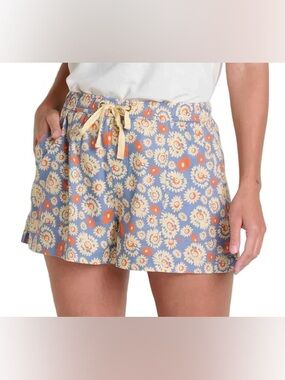 Taj Hemp Pull-On Short - Women's Small S - North Shore Shape Print